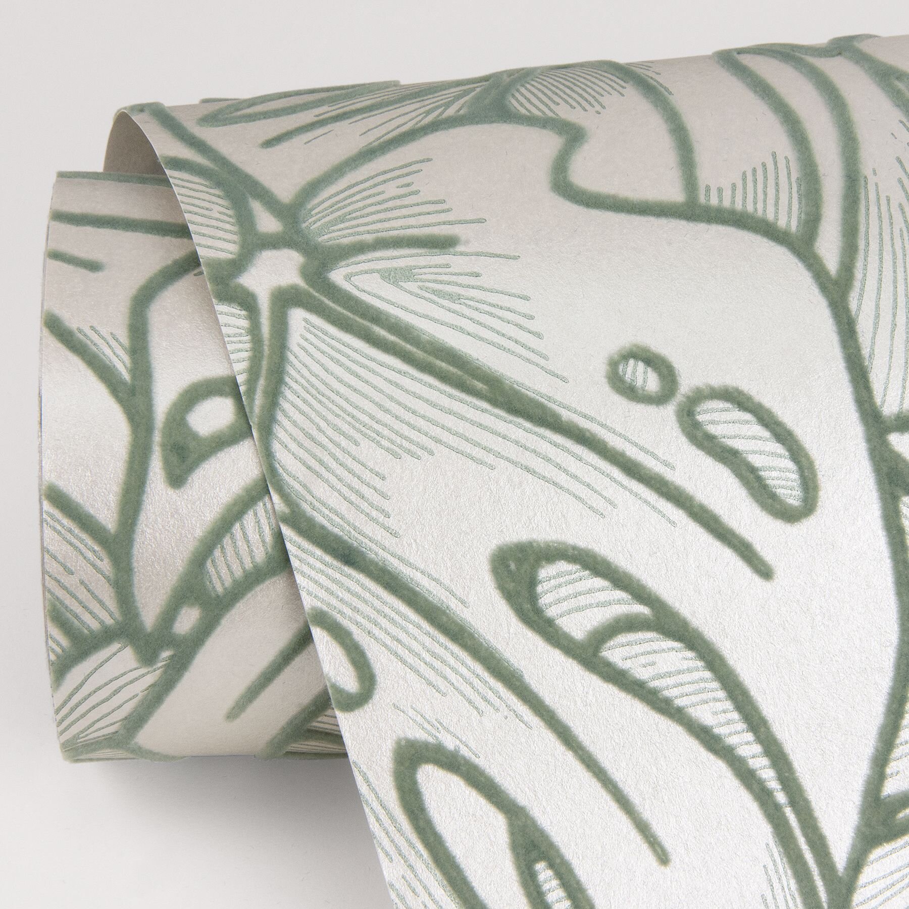 2964-87343 FLOCK BALBOA BOTANICAL WALLPAPER