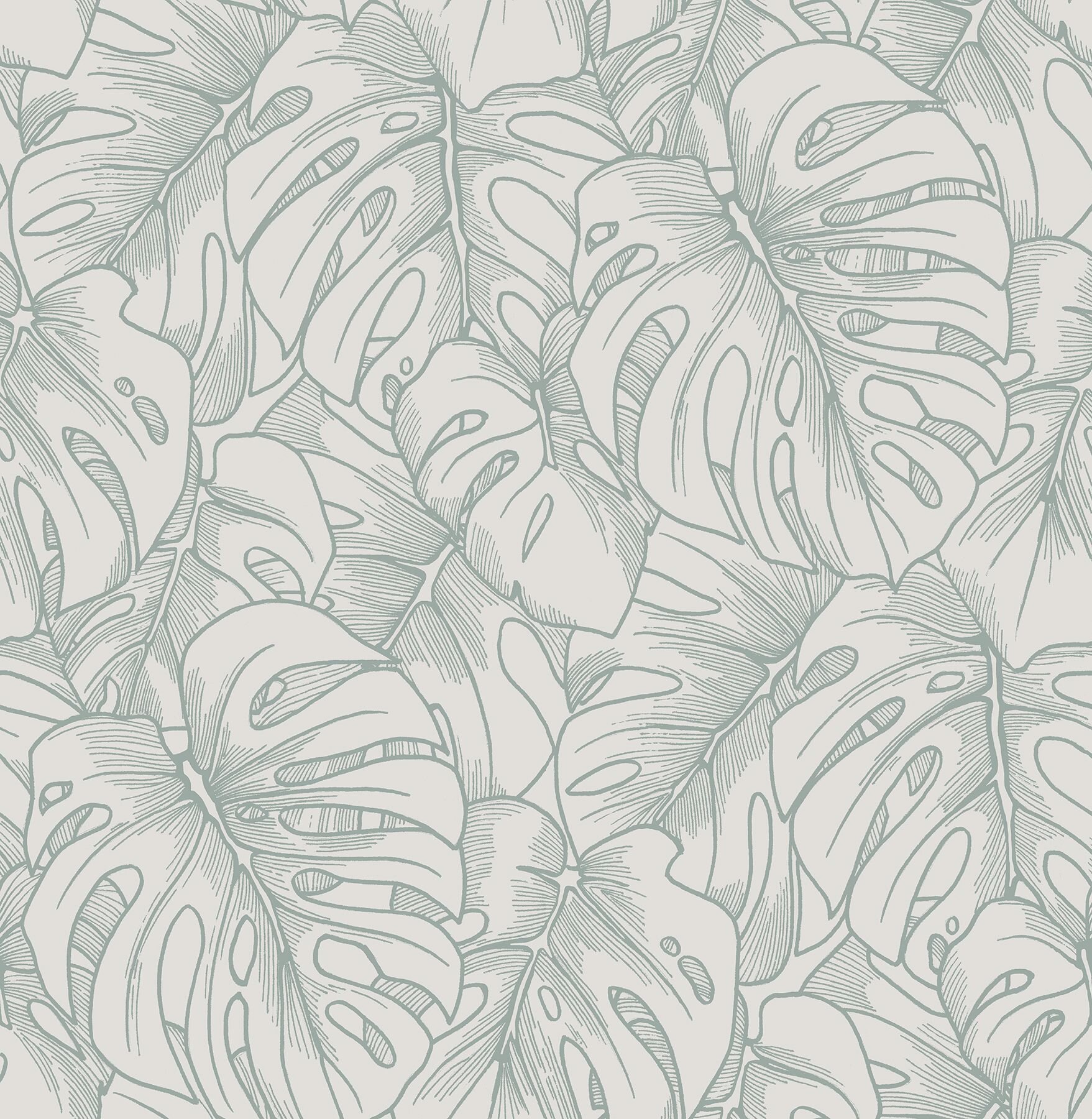 2964-87343 FLOCK BALBOA BOTANICAL WALLPAPER