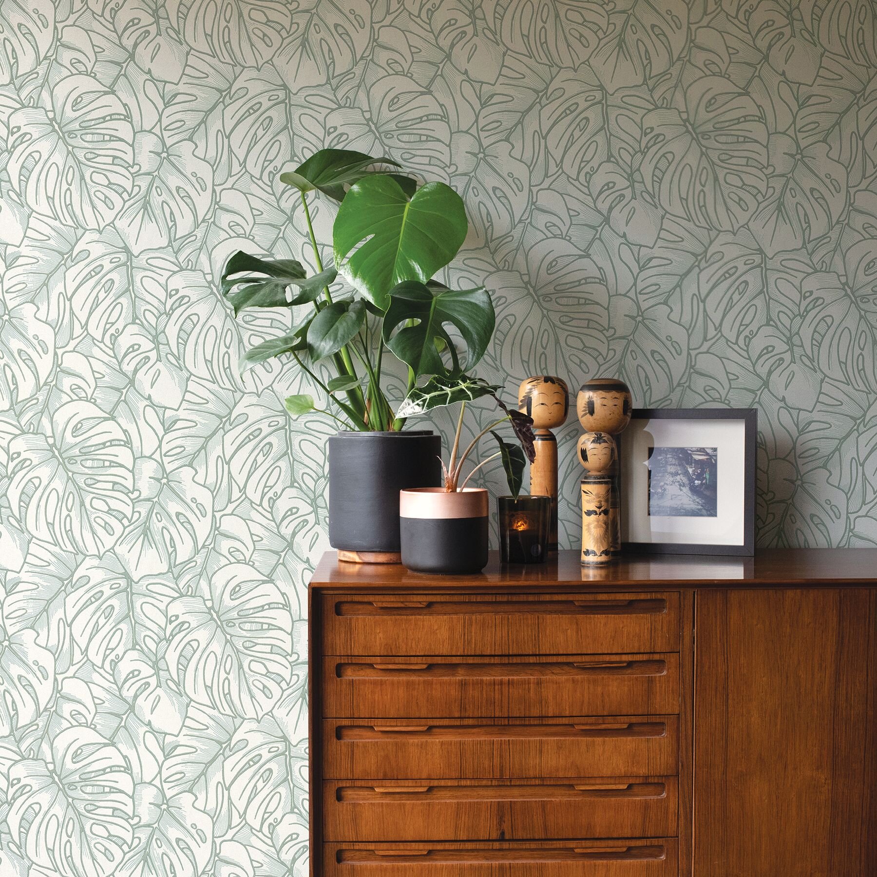 2964-87343 FLOCK BALBOA BOTANICAL WALLPAPER