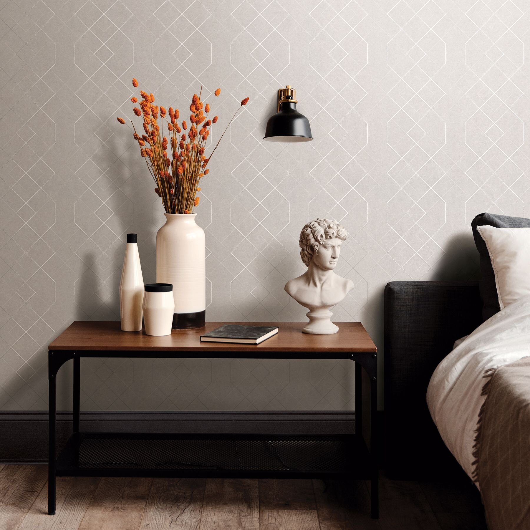 2964-87346 BEADED BALLARD WALLPAPER