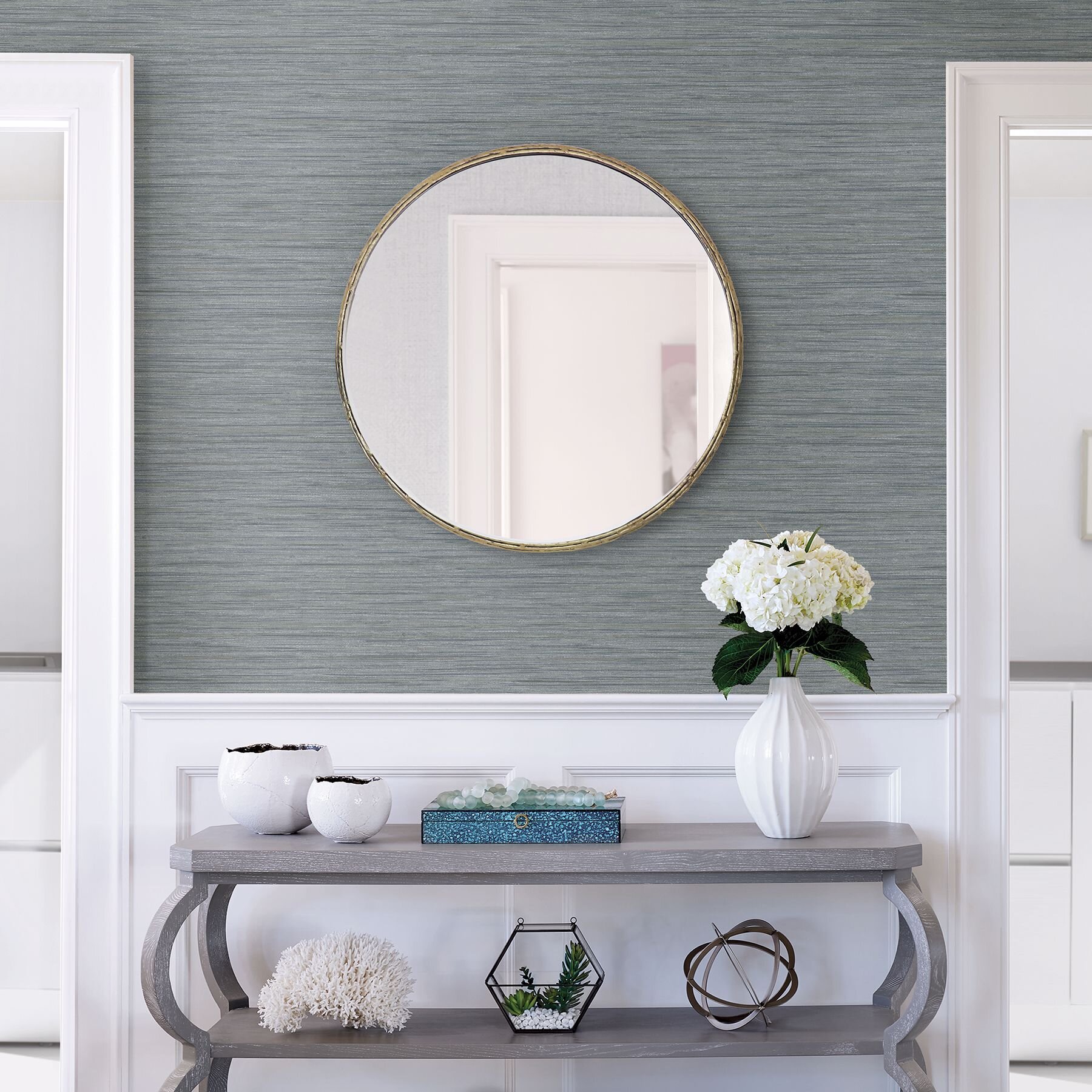 2964-25963 BERNABY FAUX GRASSCLOTH WALLPAPER