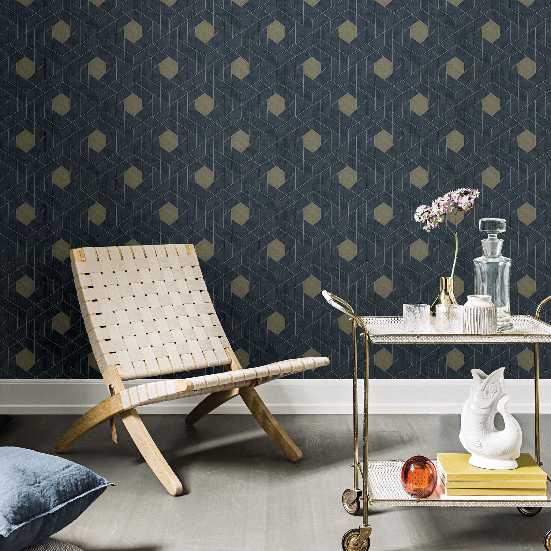 2964-25900 GRANADA GEOMETRIC WALLPAPER