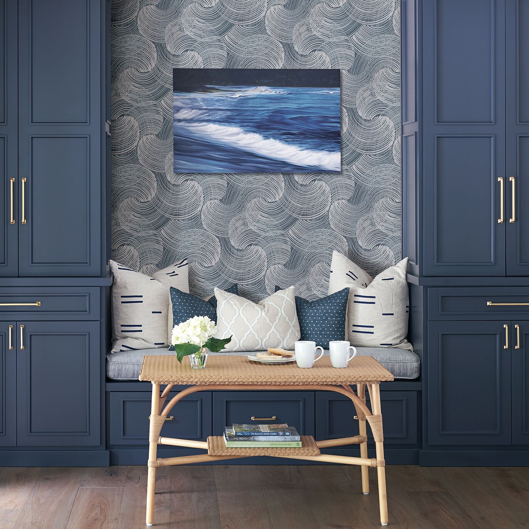 2964-25905 KARSON SWIRLING WALLPAPER