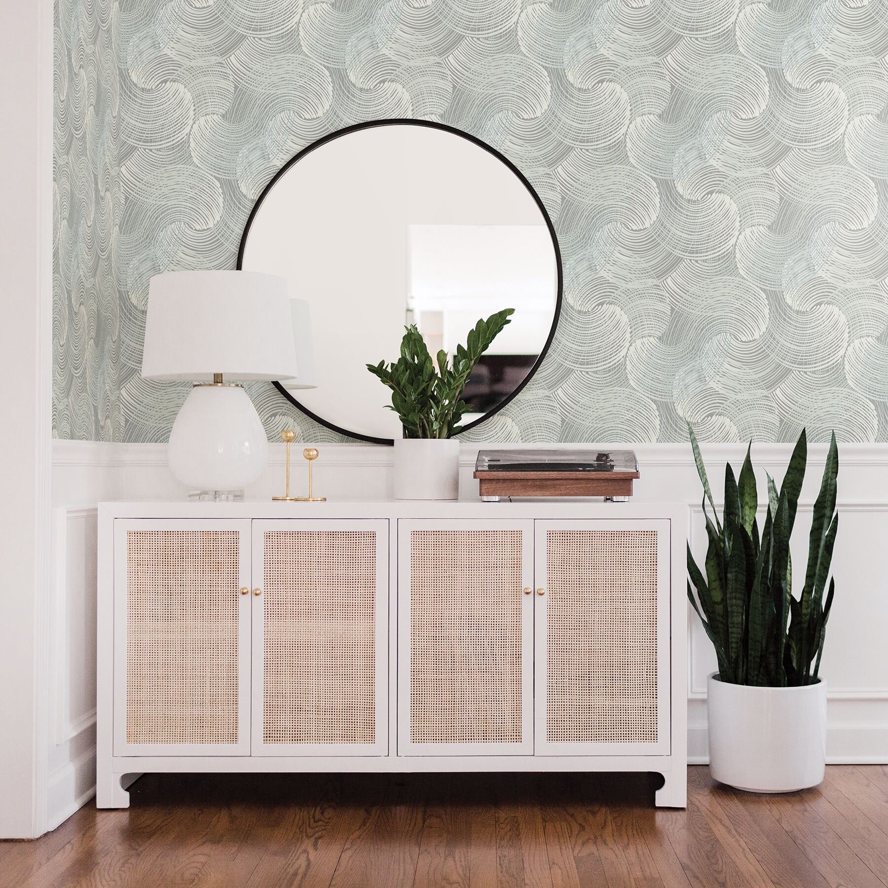 2964-25909 KARSON SWIRLING WALLPAPER