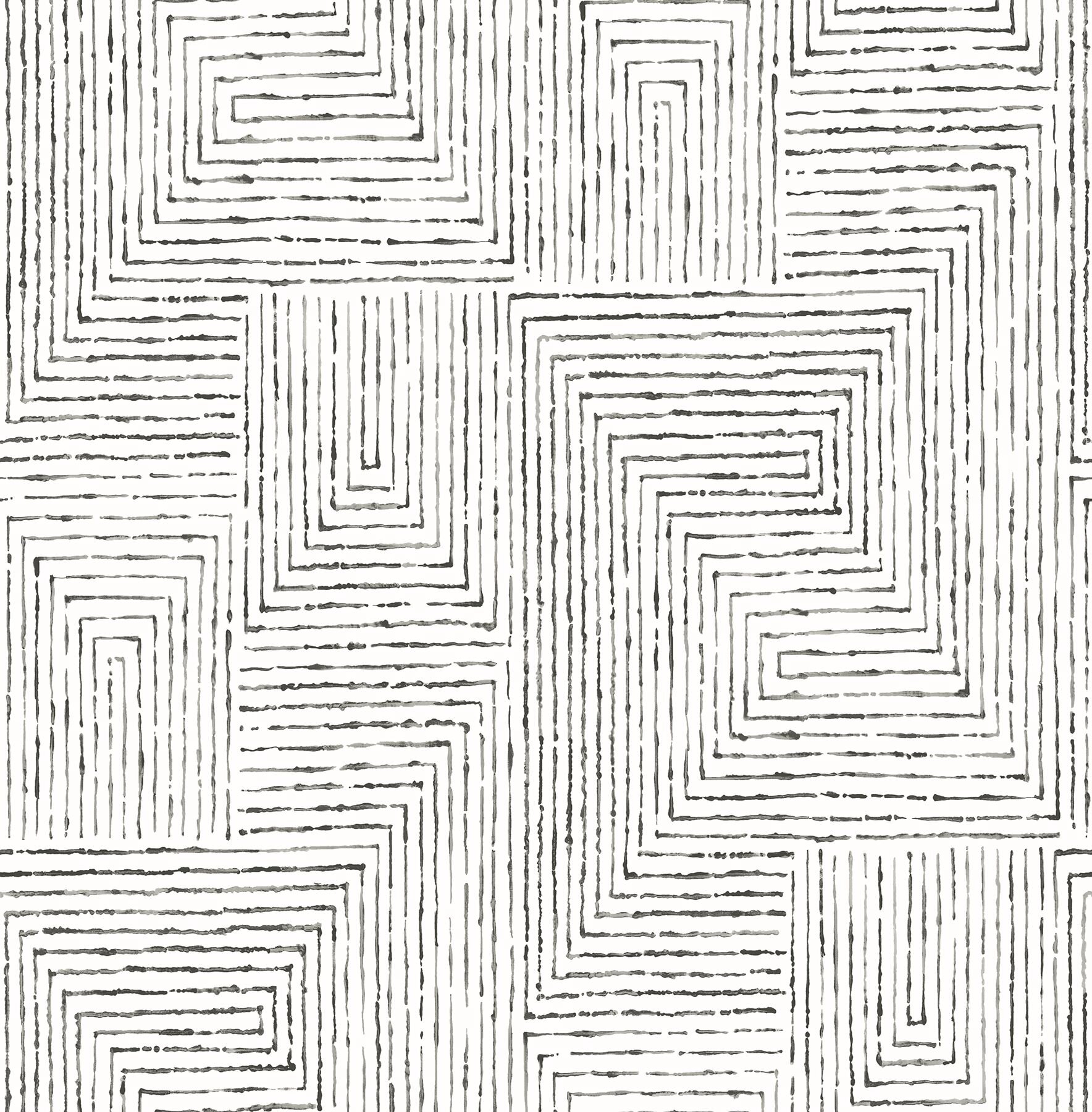2964-25958 MERRITT GEOMETRIC WALLPAPER