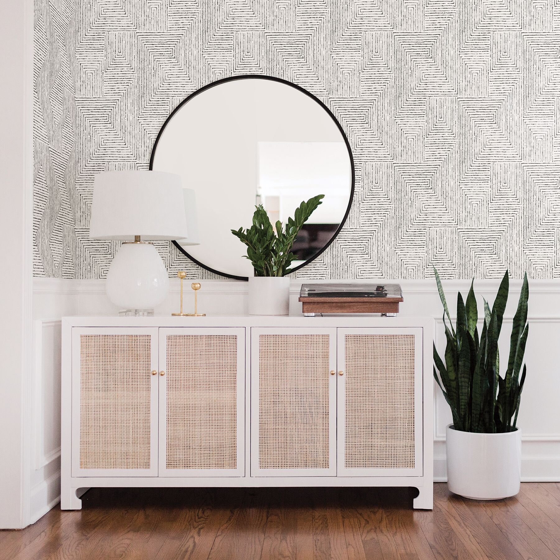 2964-25958 MERRITT GEOMETRIC WALLPAPER