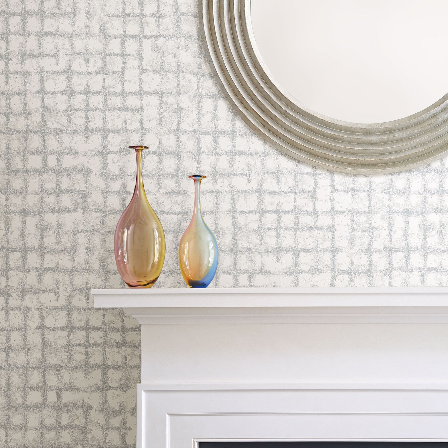2964-87348 SHEA DISTRESSED WALLPAPER