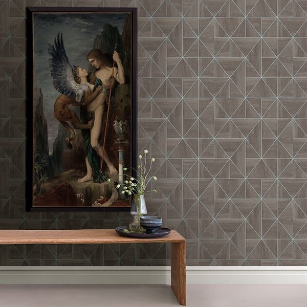 2908-25322 CHEVERNY GEOMETRIC WOOD WALLPAPER