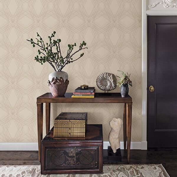 2908-87106 RELATIVITY GEOMETRIC WALLPAPER