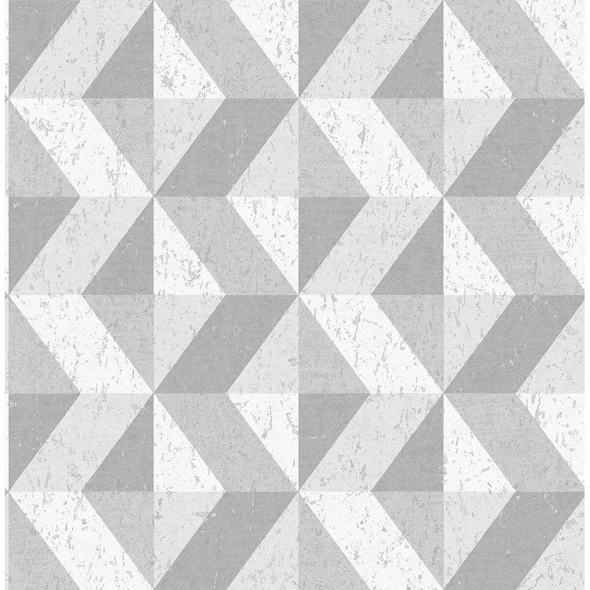 2908-25314 CERIUM CONCRETE GEOMETRIC WALLPAPER