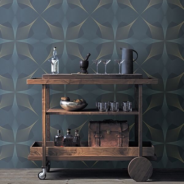 2902-25526 RADIUS GEOMETRIC WALLPAPER