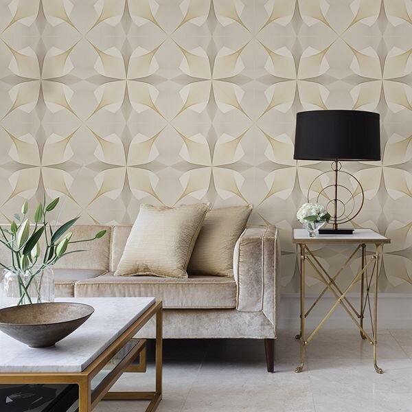 2902-25527 RADIUS GEOMETRIC WALLPAPER