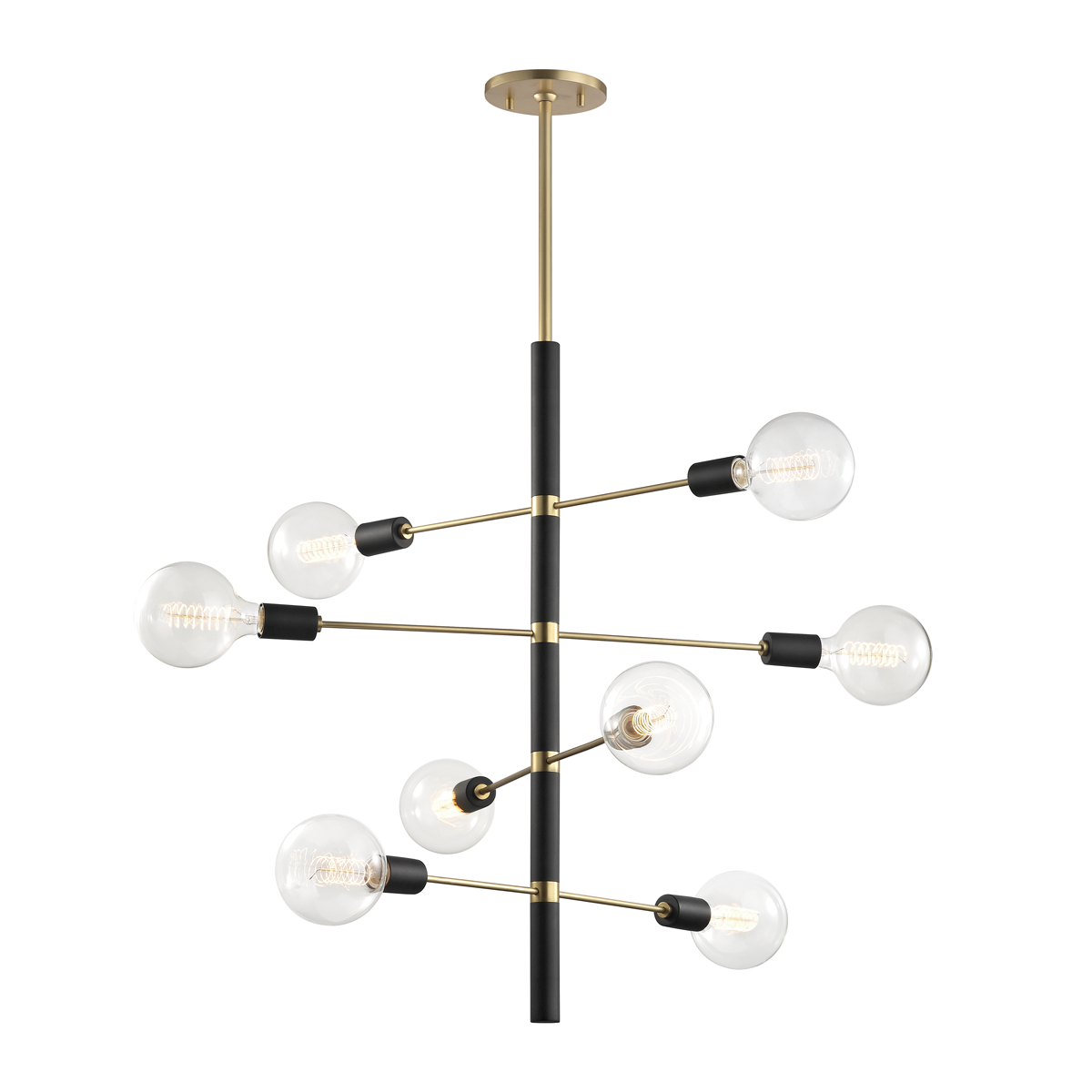 H178808-AGB/BK ASTRID MEDIUM CHANDELIER