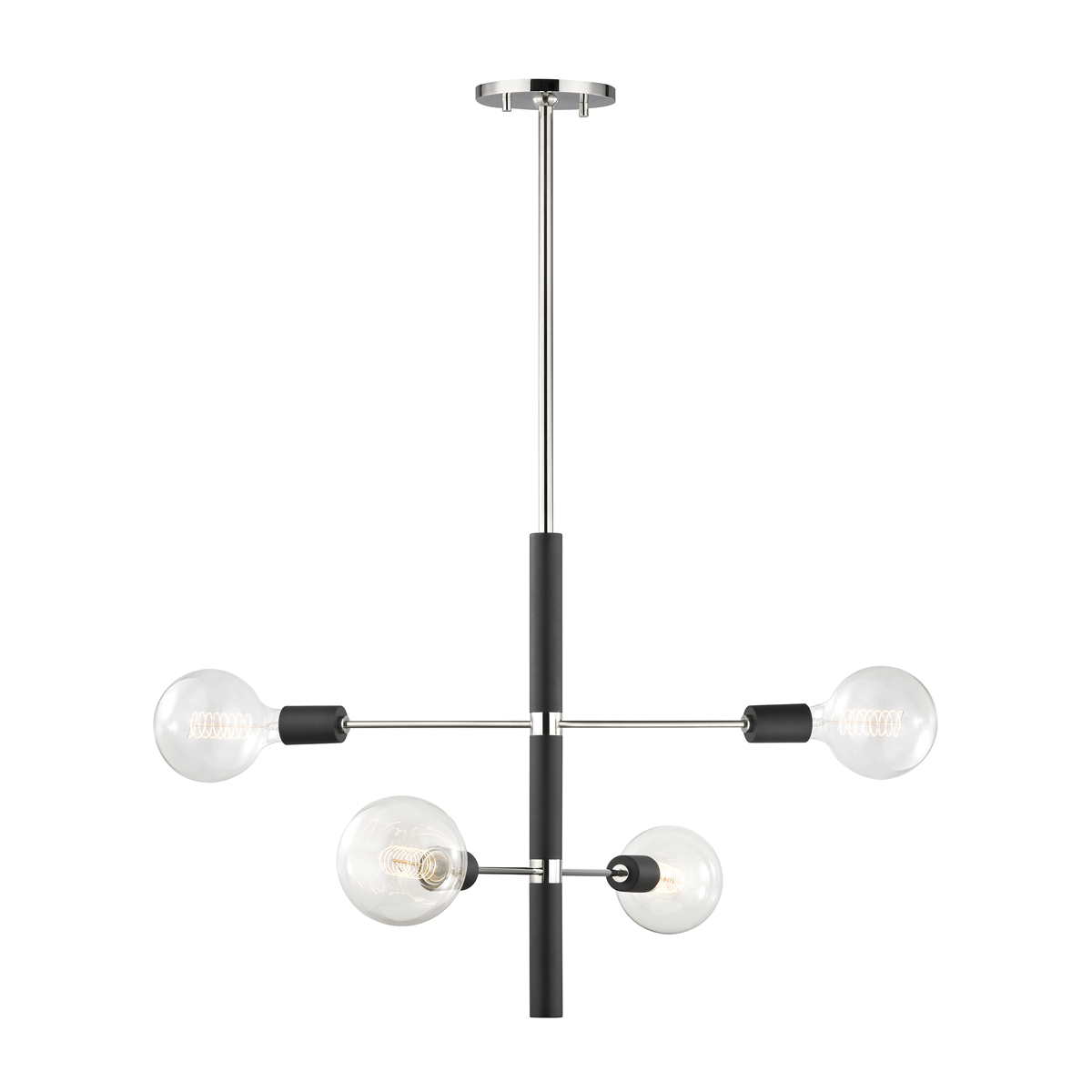 H178804-PN/BK ASTRID SMALL CHANDELIER