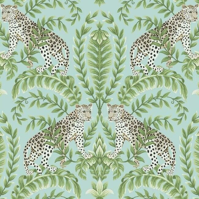 KT2204 JUNGLE LEOPARD WALLPAPER