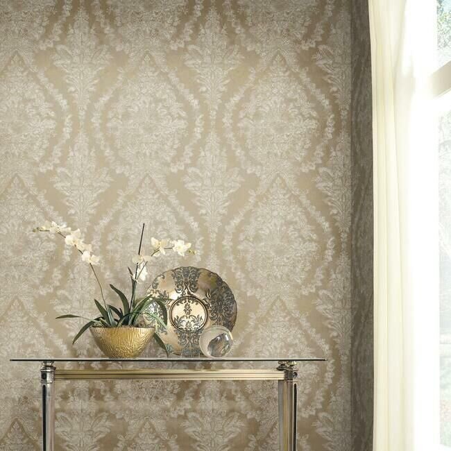 KT2217 CHARLESTON DAMASK WALLPAPER