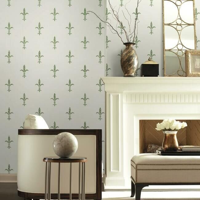 KT2194 FLEUR DE LIS WALLPAPER