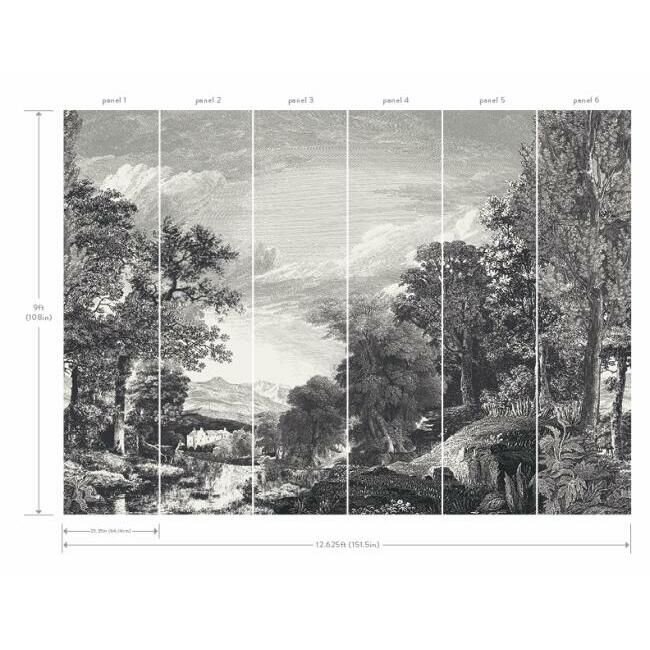 MU0270M PROVINCIAL SCENIC MURAL