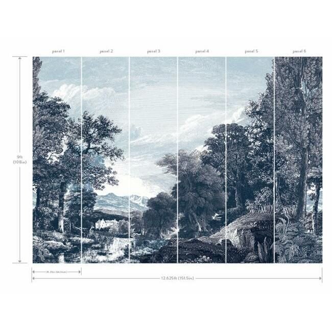 MU0271M PROVINCIAL SCENIC MURAL