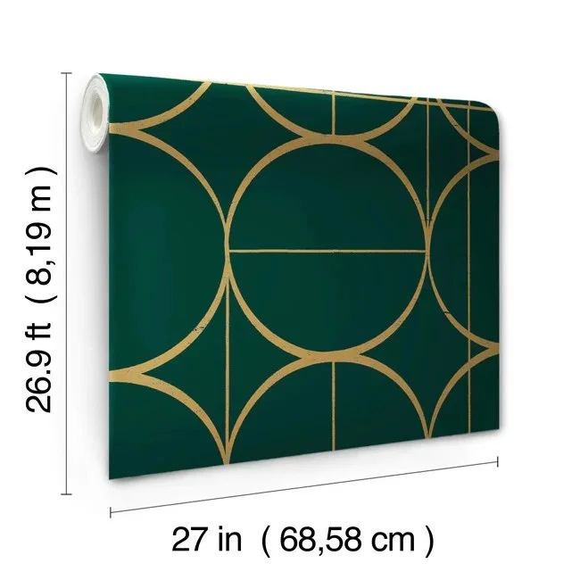 MD7203 SUN CIRCLES WALLPAPER