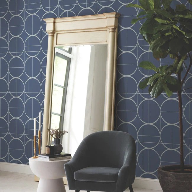 MD7204 SUN CIRCLES WALLPAPER
