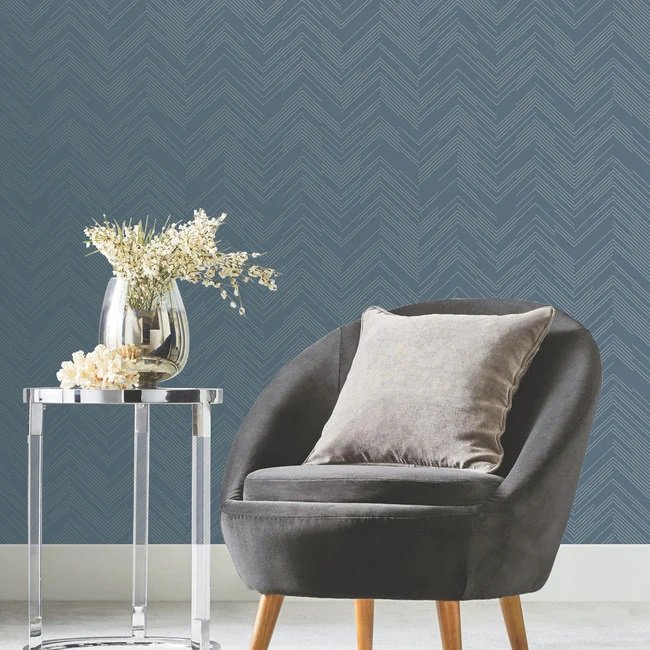 MD7224 POLISHED CHEVRON WALLPAPER