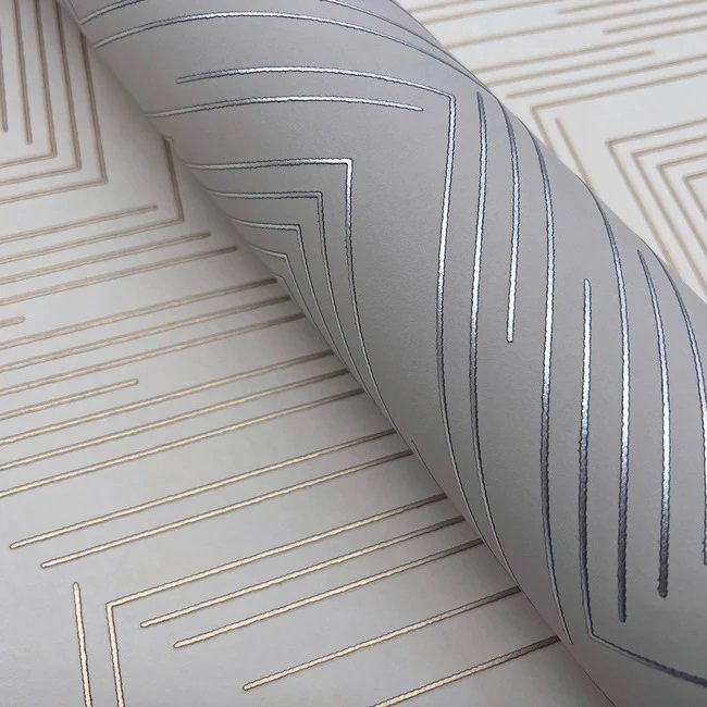 MD7225 POLISHED CHEVRON WALLPAPER