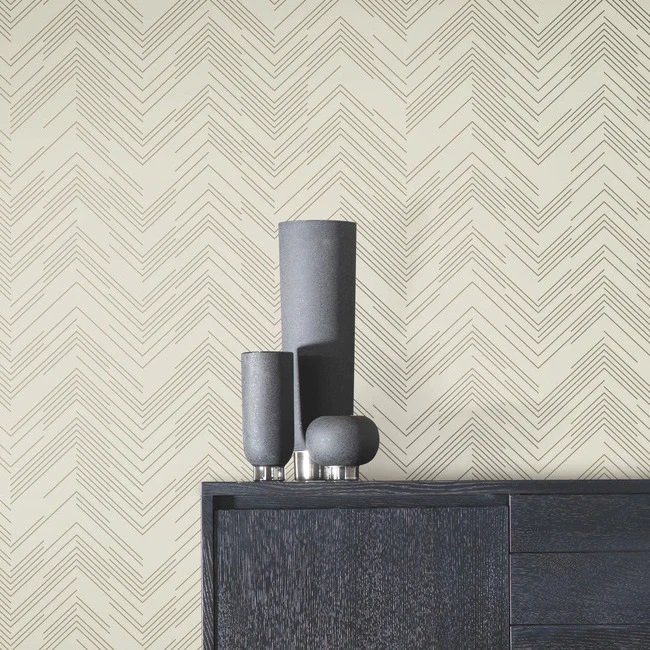 MD7225 POLISHED CHEVRON WALLPAPER