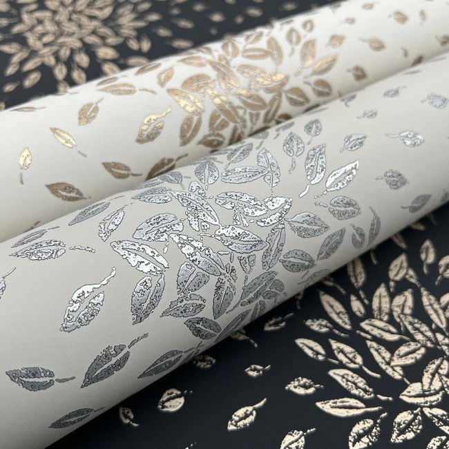 MD7105 PETITE LEAVES WALLPAPER