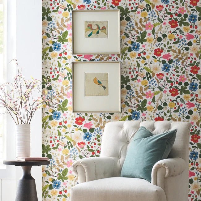RP7354 STRAWBERRY FIELDS WALLPAPER
