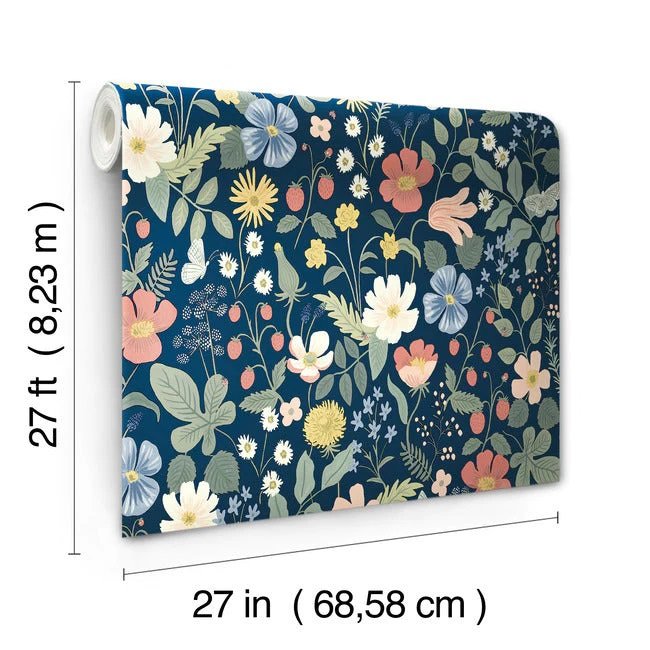 RP7358 STRAWBERRY FIELDS WALLPAPER