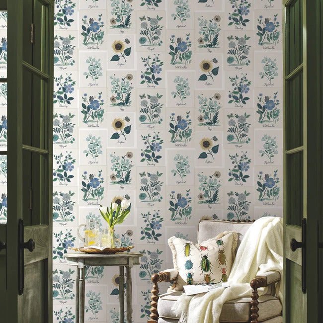 RP7335 BOTANICAL PRINTS WALLPAPER