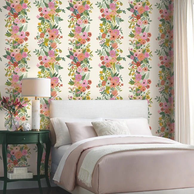 RP7310 GARDEN PARTY TRELLIS WALLPAPER