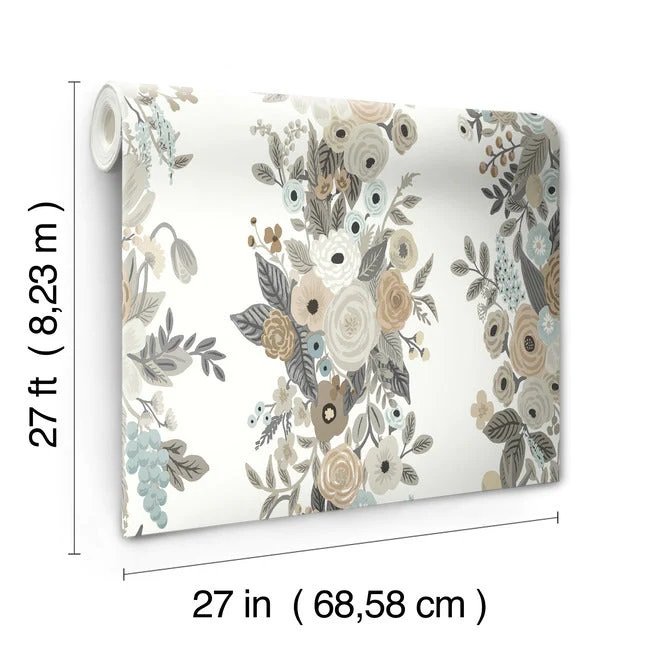 RP7313 GARDEN PARTY TRELLIS WALLPAPER
