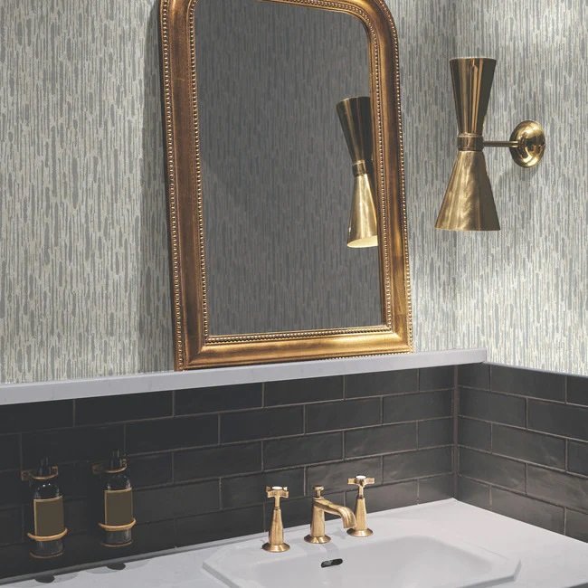 MD7151 METALLIC CASCADE WALLPAPER