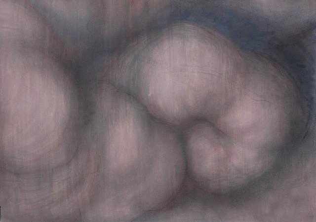 Pink #3 , Graphite and sanguine on gessoed paper, 42" X 58", 2014