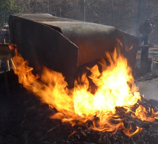 Steel in the fire.