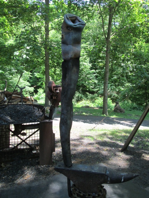 Work in progress at the forge.