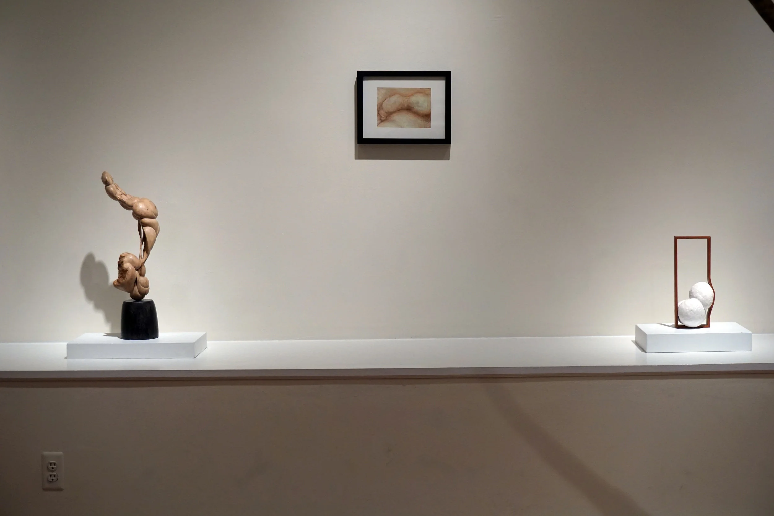 "Aesthesia", sculptures and drawings, Pomona Cultural Center, curated by Tjokorda Gde Arsa Artha, 2017.