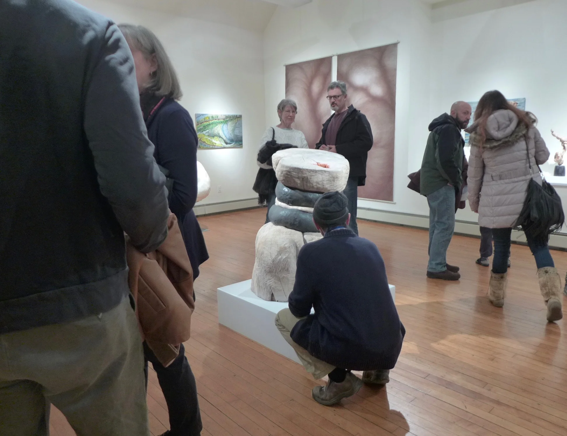 The opening was well attended.