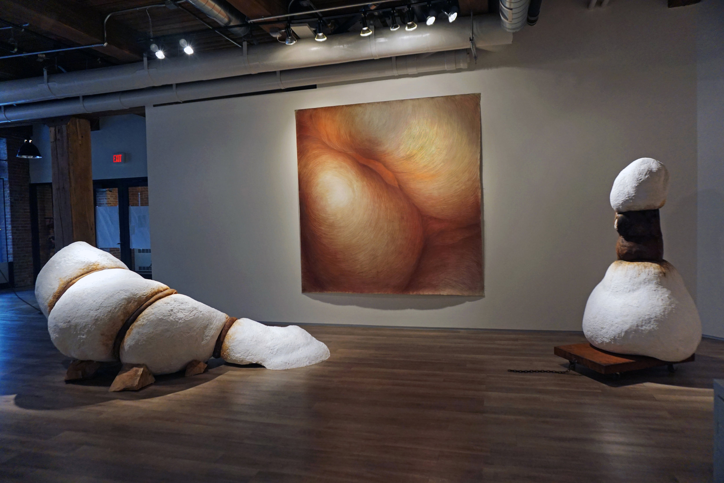 “Permutations of Vulnerability”, sculptures and drawings, Novado Gallery, International Sculpture Center, 2018.