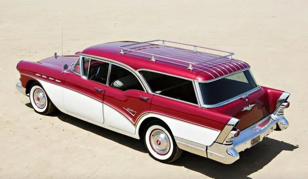 1957 Buick Caballero Estate Wagon magical auction at Pebble Beach goes for record amount while benefiting veterans.