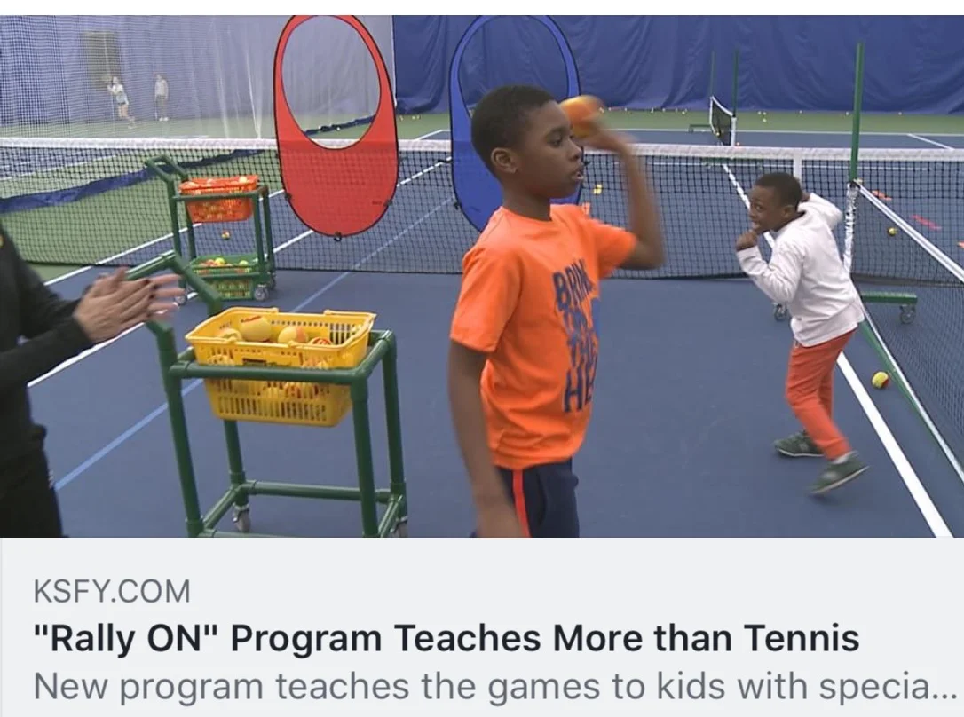 KSFY "Rally ON" Program Teaches More than Tennis You can tell by watching them play, that 10-year old Kela and and 6-year old Camron Semon love to play tennis. "I love this one, and love the balls. I love to hit the balls with my racket." says Kela. This weekly lesson at Huether Family Match Pointe is something...the brothers look forward to. Read more....