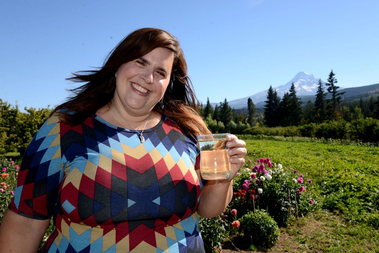 Photo of Ben Mitchell/Hood River News (Golden Row Cider made by your truly)