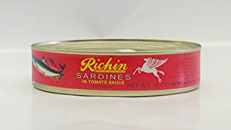 Sardine in Tomato SauceRichinMC17107 24x15 ozMC17122 24x7 oz