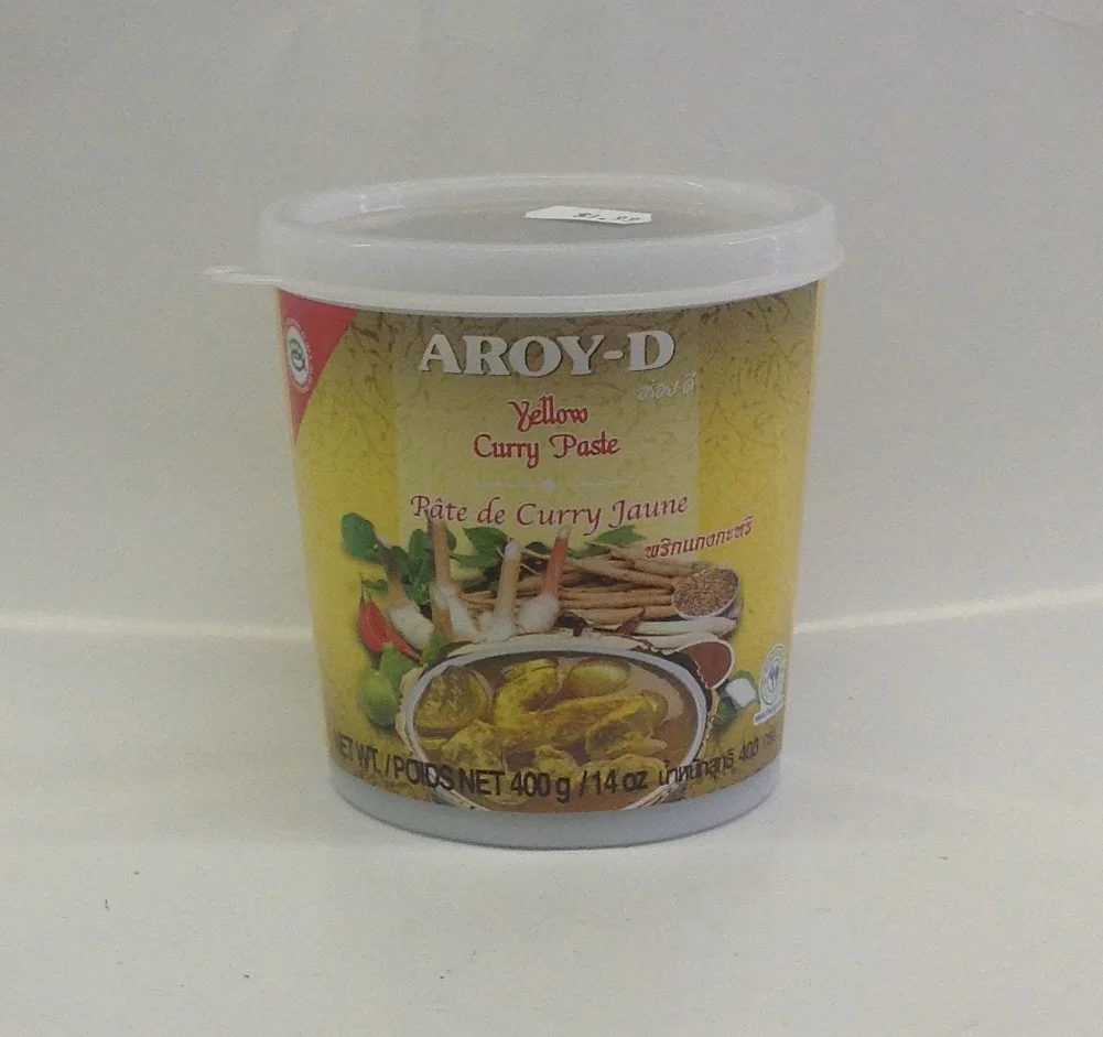 Yellow Curry Pasteน้ำพริกแกงส้มAroy-DCR16214 24x14 oz