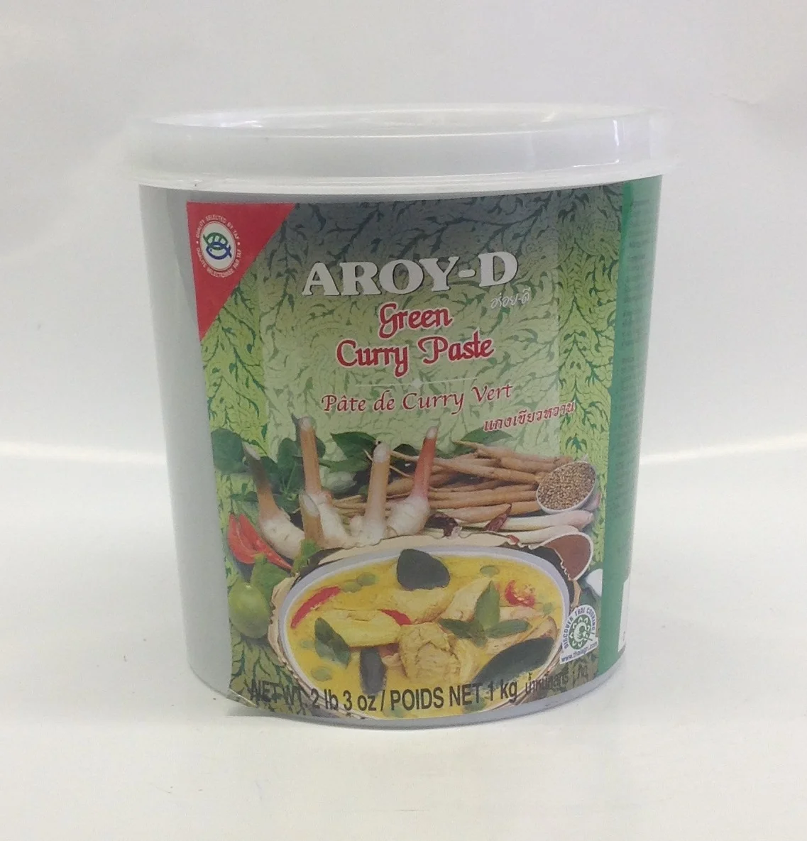 Curry Paste (Green)Aroy-DCR16215 12x2 lbs. 3 oz.