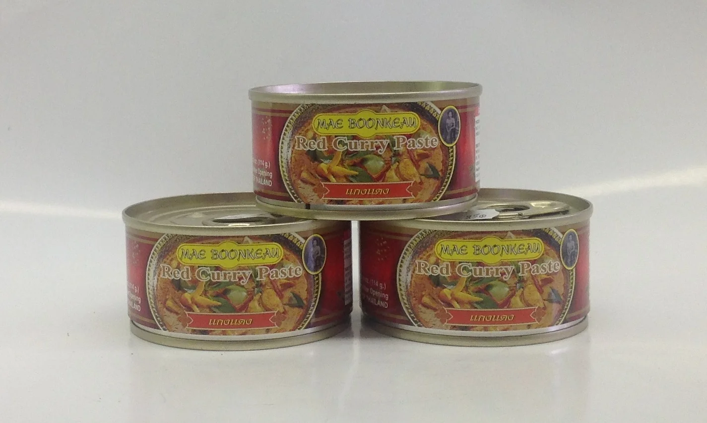 Red Curry Paste Mae BoonkeauCR16060 24x14 ozCR16061 12x35 oz