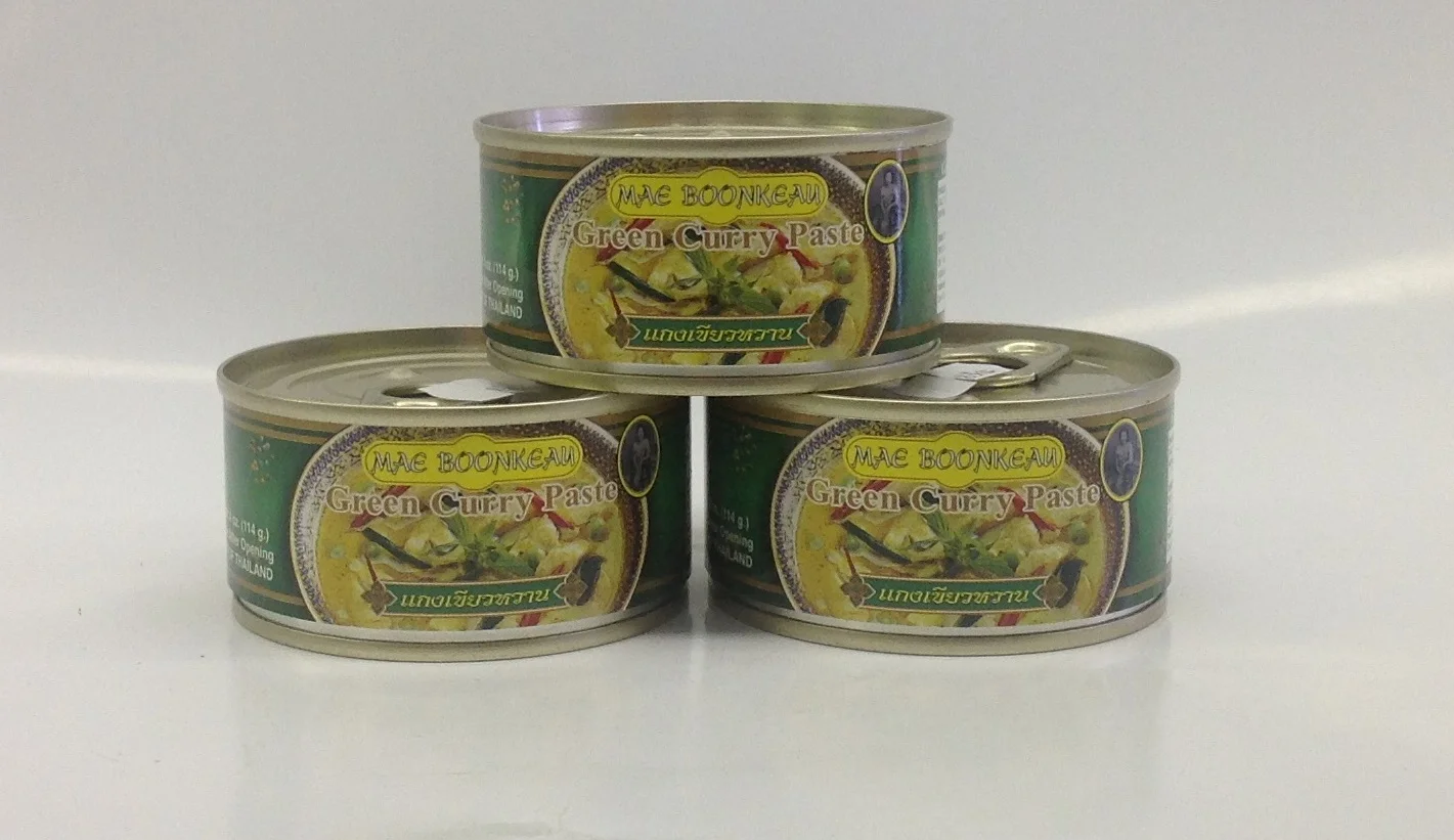 Green Curry Paste Mae BoonkeauCR16051 12x35 ozCR16050 24x14 oz