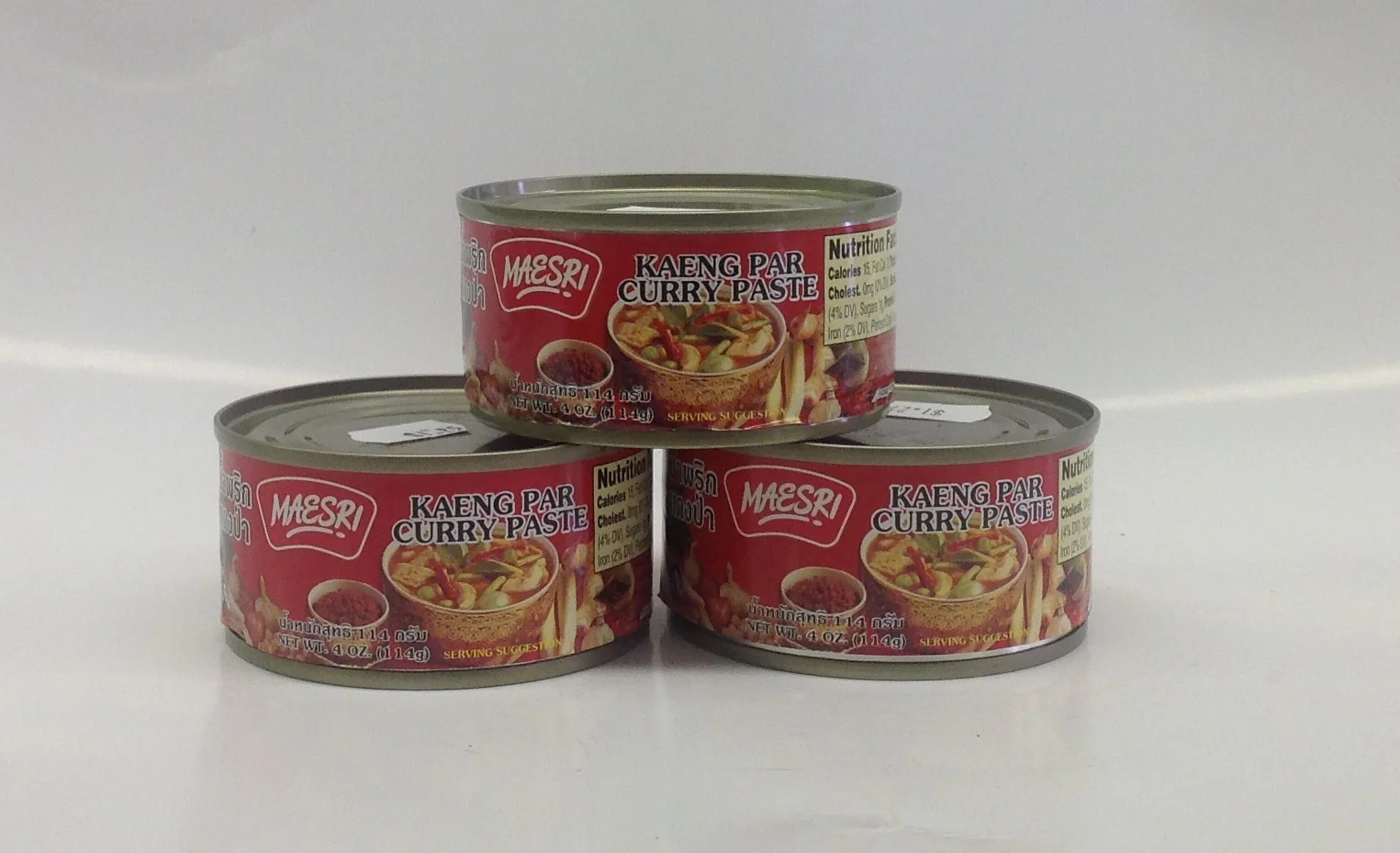 Curry Paste (Kaeng Par)Mae SriCR17399 48x4 oz